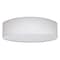 Nuvo 15-Inch CCT Selectable Fabric Drum LED Decor Flsh Mnt Fixture, White Fabric Shade, Acrylic Diffuser 62/999 - alternate 1